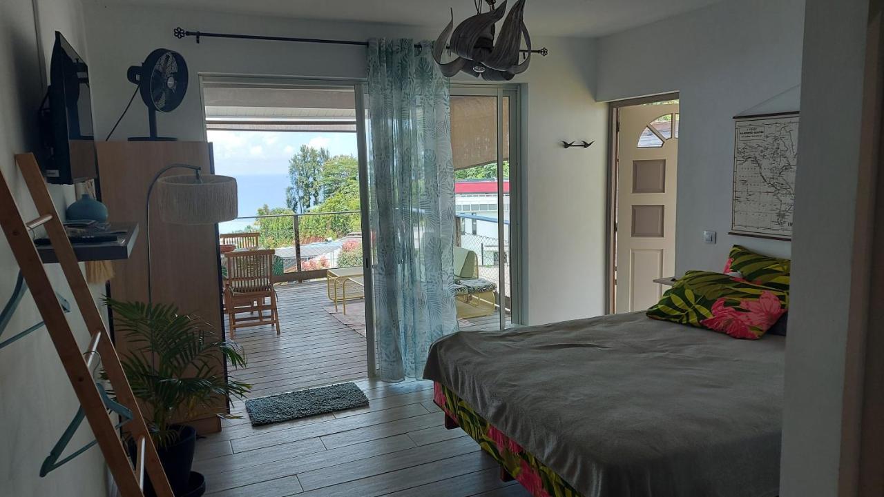 Studio Vaimiti Pour 2 Personnes Vue Mer Et Moorea 파페에테 외부 사진