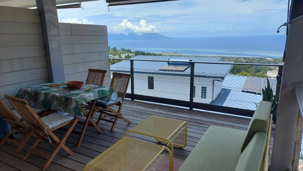 Studio Vaimiti Pour 2 Personnes Vue Mer Et Moorea 파페에테 외부 사진