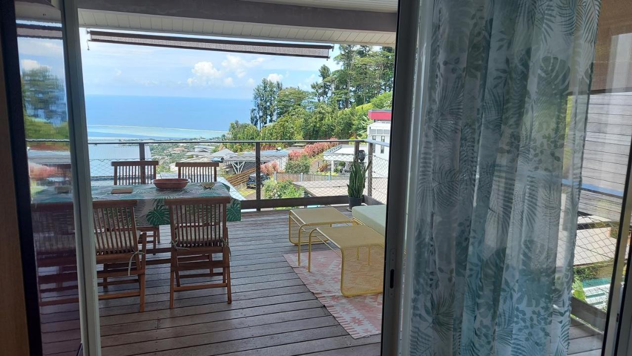 Studio Vaimiti Pour 2 Personnes Vue Mer Et Moorea 파페에테 외부 사진