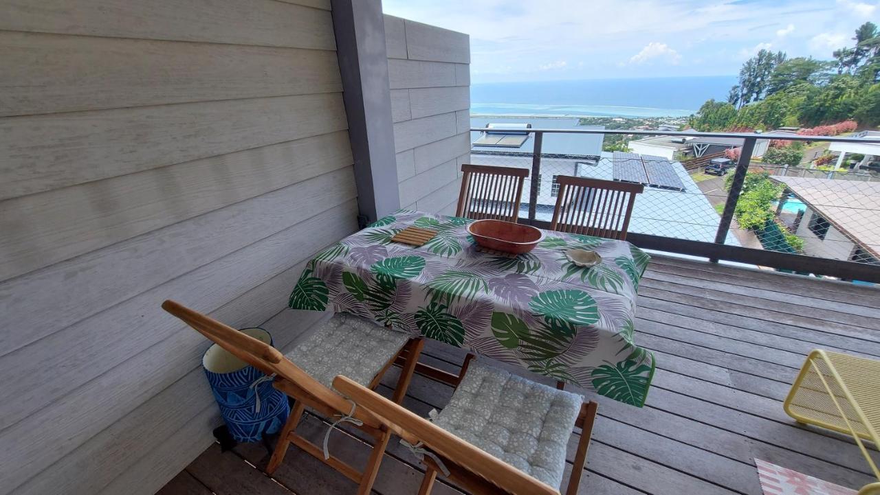 Studio Vaimiti Pour 2 Personnes Vue Mer Et Moorea 파페에테 외부 사진